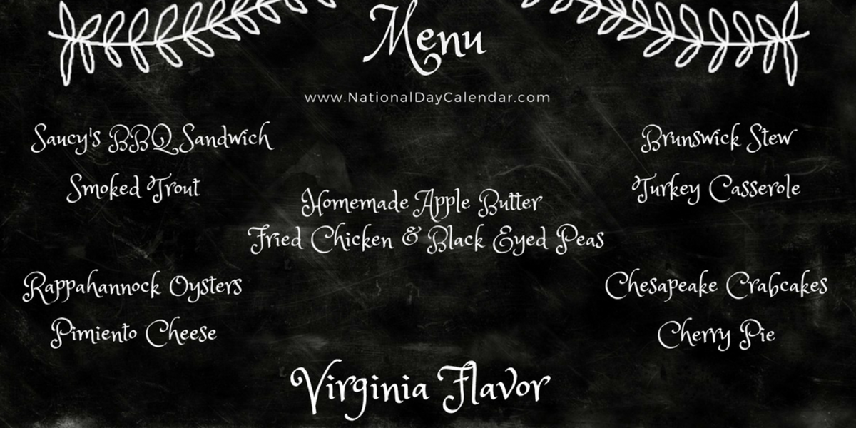 National Virginia Day September 14 National Day Calendar