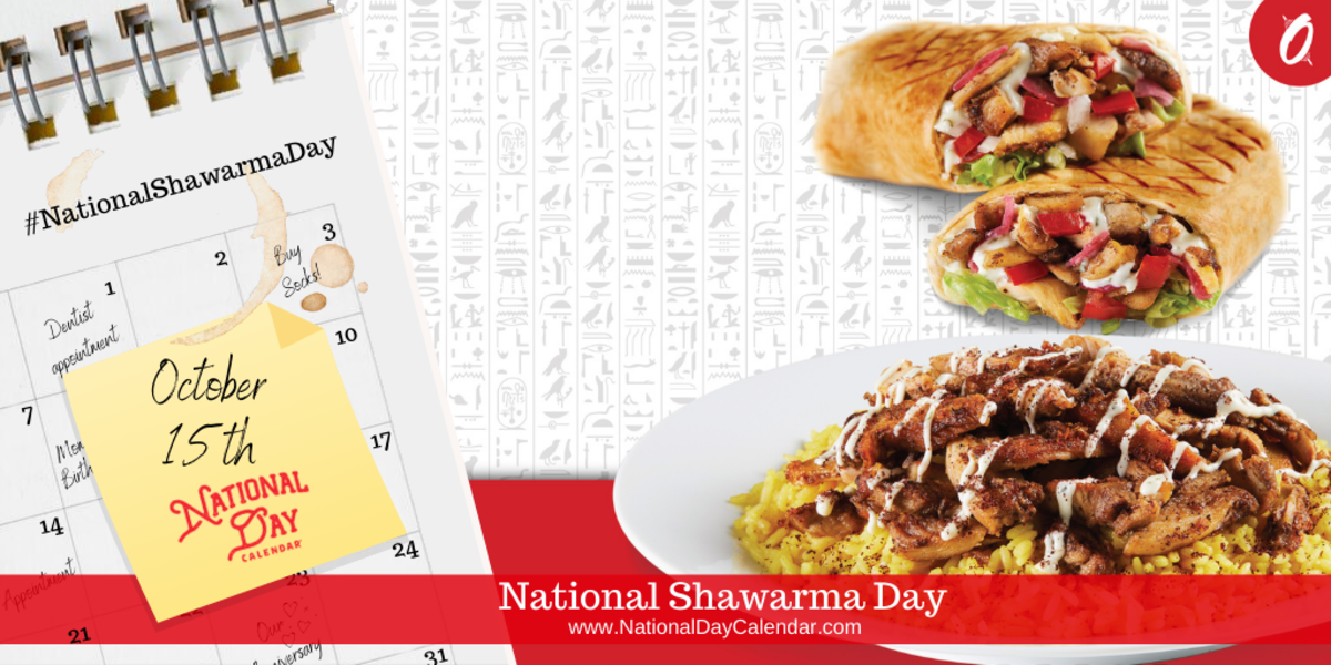 NEW DAY PROCLAMATION NATIONAL SHAWARMA DAY October 15 National