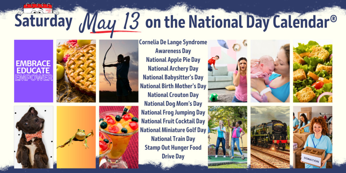 May 13, 2023 | NATIONAL DOG MOM'S DAY | NATIONAL APPLE PIE DAY ...