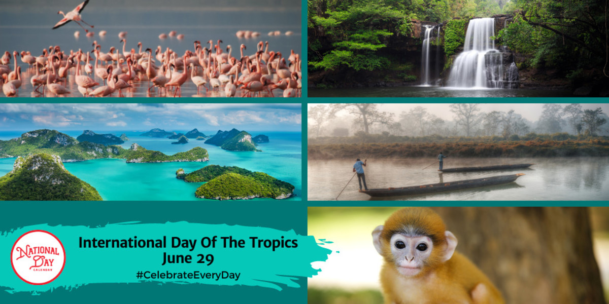 INTERNATIONAL DAY OF THE TROPICS June 29 National Day Calendar