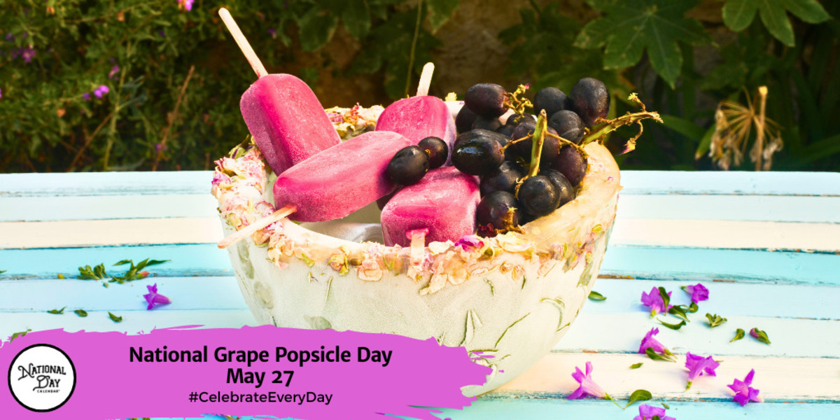 NATIONAL GRAPE POPSICLE DAY May 27 National Day Calendar