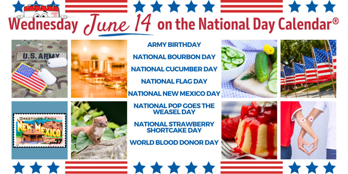 JUNE 14, 2023 | NATIONAL FLAG DAY | ARMY BIRTHDAY | INTERNATIONAL BATH ...