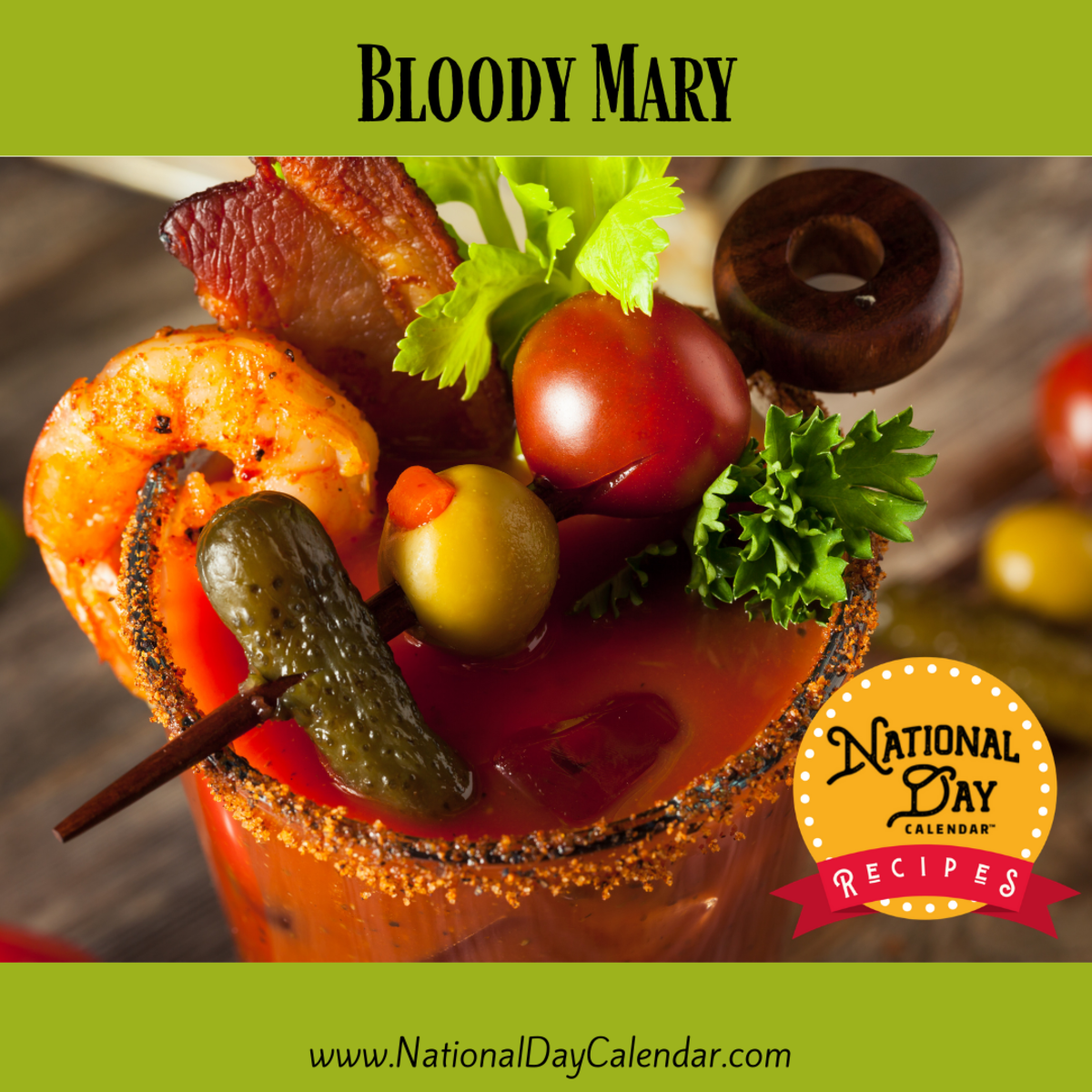 Spicy Bloody Mary Recipe - National Bloody Mary Day