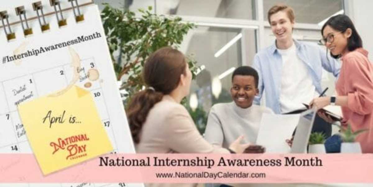 NATIONAL INTERNSHIP AWARENESS MONTH APRIL National Day Calendar