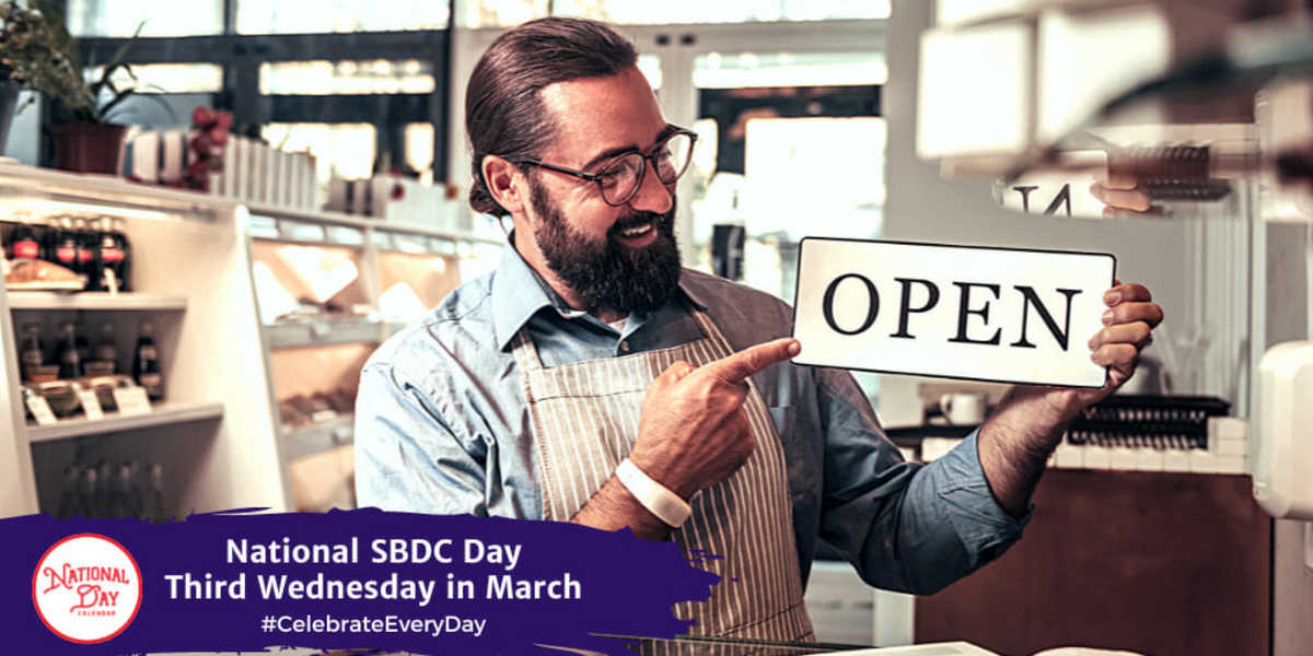 NATIONAL SBDC DAY March 20, 2024 National Day Calendar