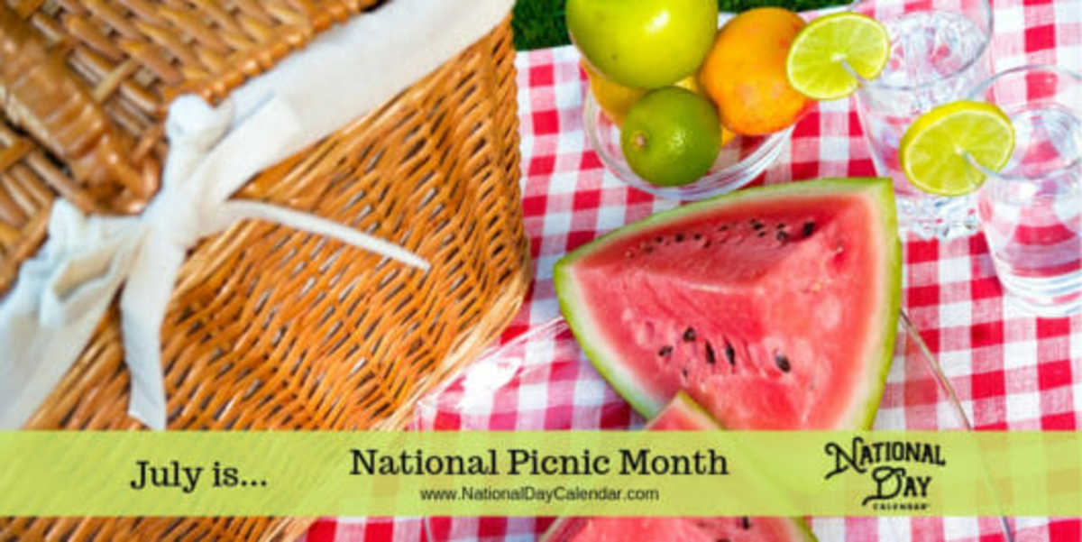 NATIONAL PICNIC MONTH July National Day Calendar