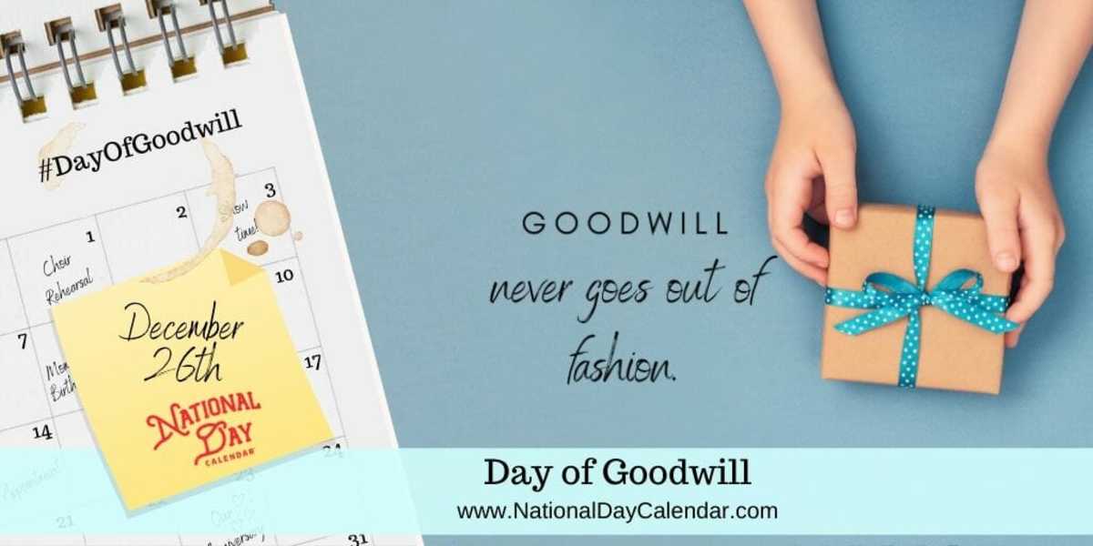 Day Of Goodwill   December 26 