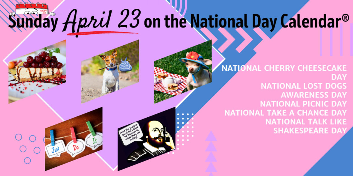 APRIL 23, 2023 | NATIONAL TAKE A CHANCE DAY | NATIONAL PICNIC DAY ...