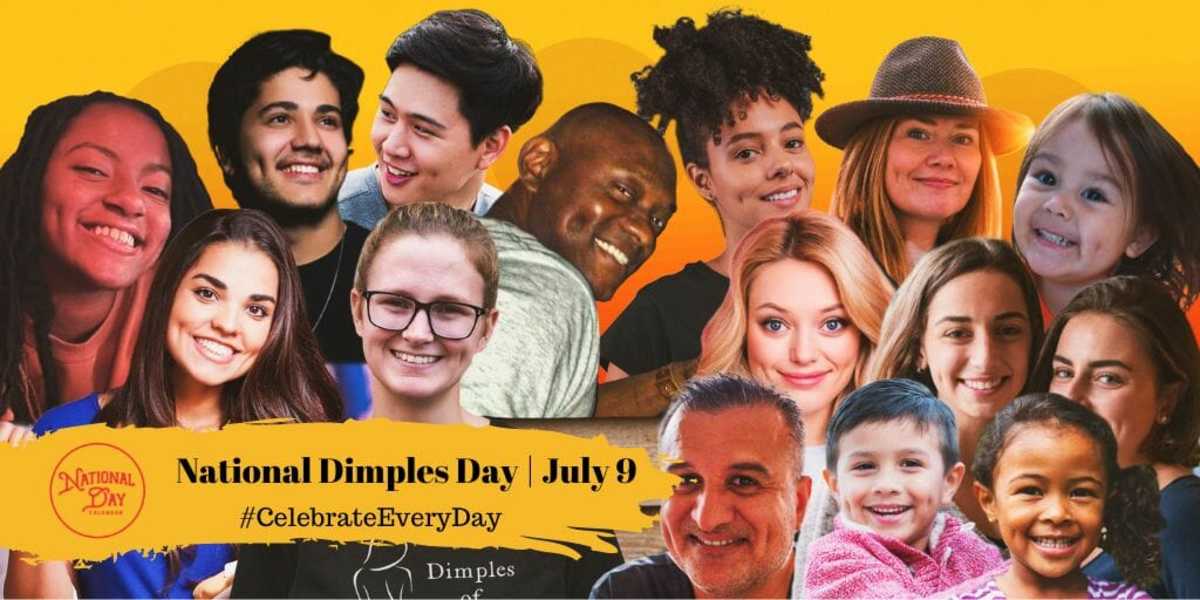 NATIONAL DIMPLES DAY July 9 National Day Calendar