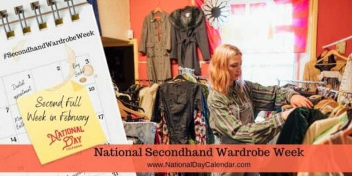 NATIONAL SECONDHAND WARDROBE WEEK - February 2-10, 2025 - National