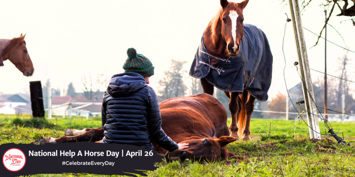 NATIONAL HELP A HORSE DAY April 26 National Day Calendar