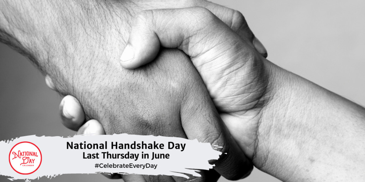 NATIONAL HANDSHAKE DAY June 27 National Day Calendar