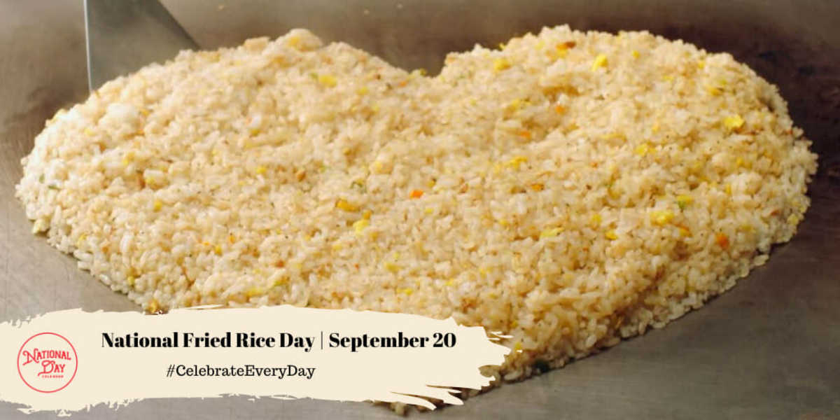 NATIONAL FRIED RICE DAY September 20 National Day Calendar