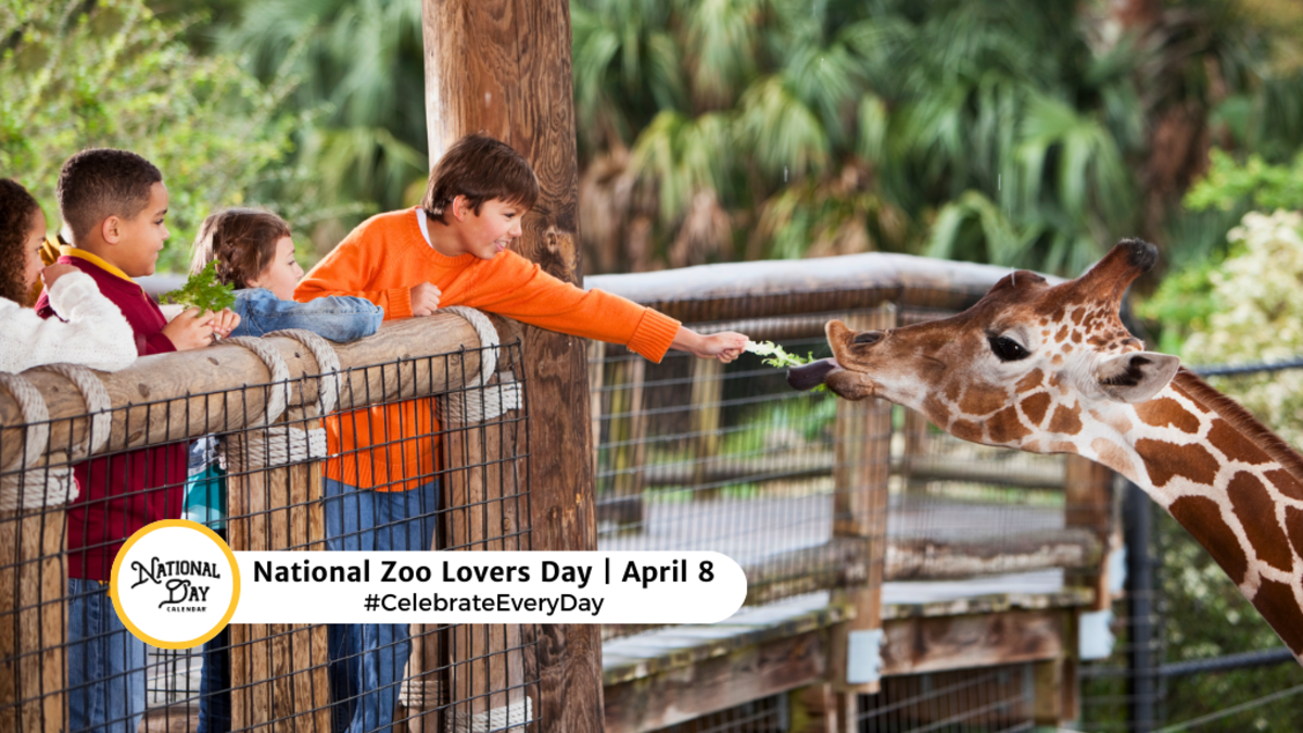 APRIL 8, 2024 NATIONAL ZOO LOVERS DAY NATIONAL EMPANADA DAY