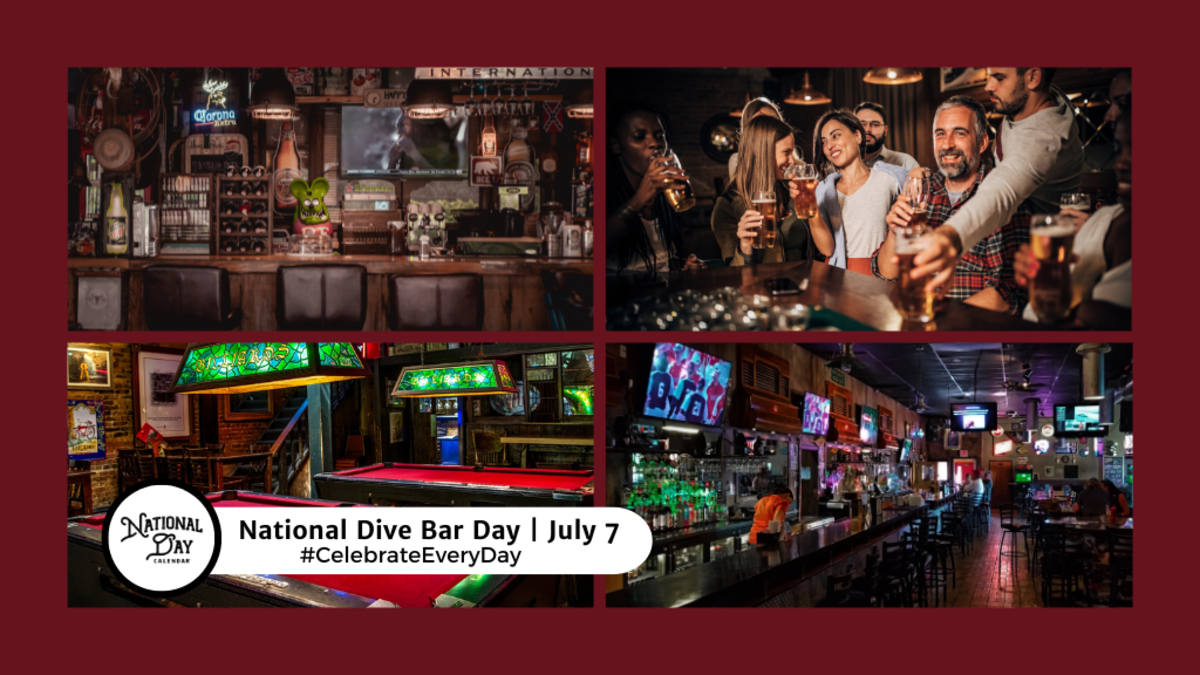 NATIONAL DIVE BAR DAY July 7 National Day Calendar