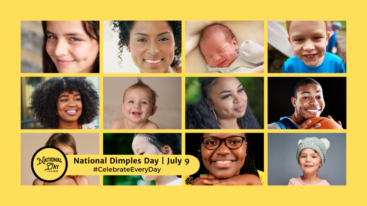 NATIONAL DIMPLES DAY July 9 National Day Calendar