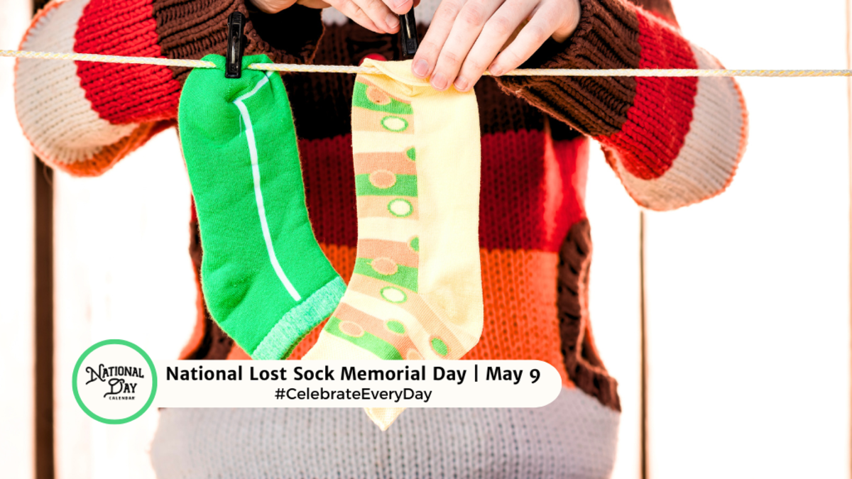 NATIONAL LOST SOCK MEMORIAL DAY - May 9 - National Day Calendar