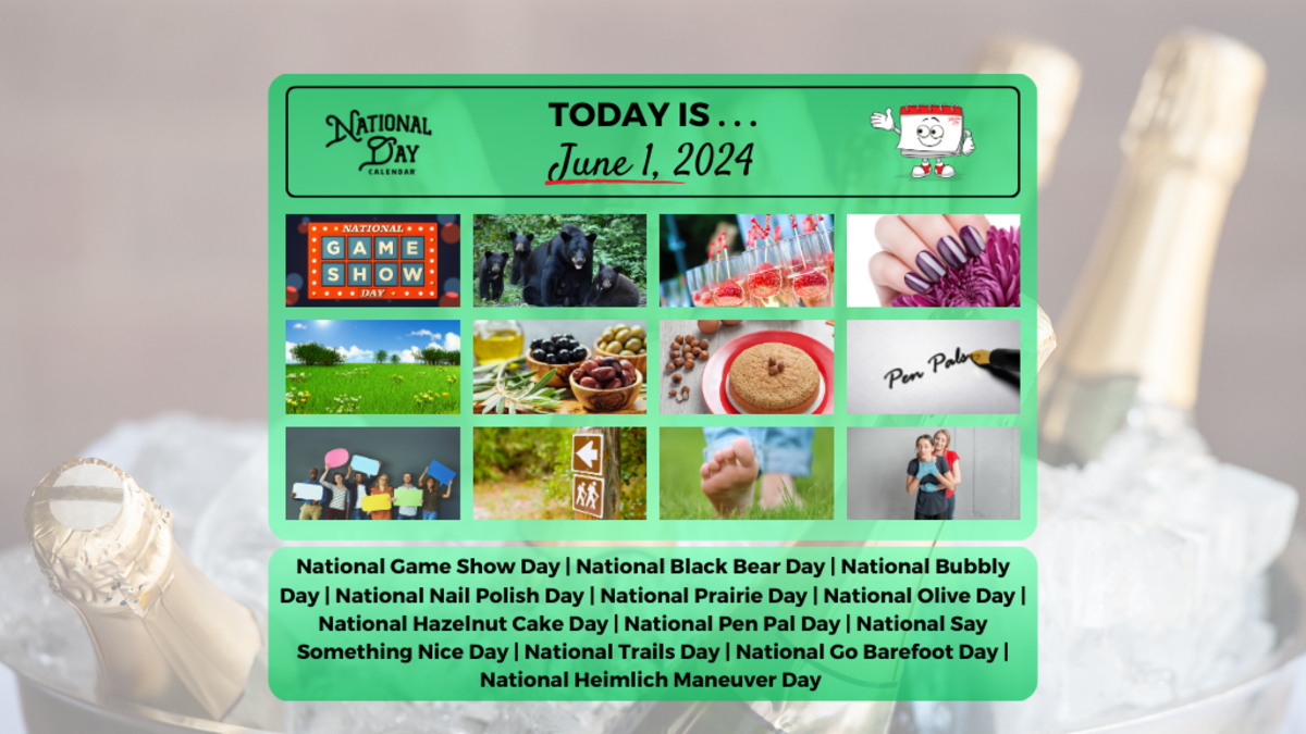 June 1, 2024 on the National Day Calendar® - National Day Calendar