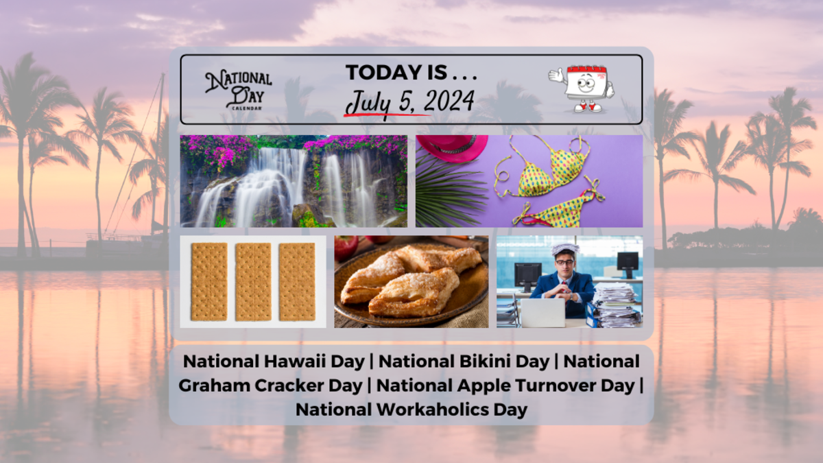 JULY 5, 2024 | NATIONAL BIKINI DAY | NATIONAL WORKAHOLICS DAY ...