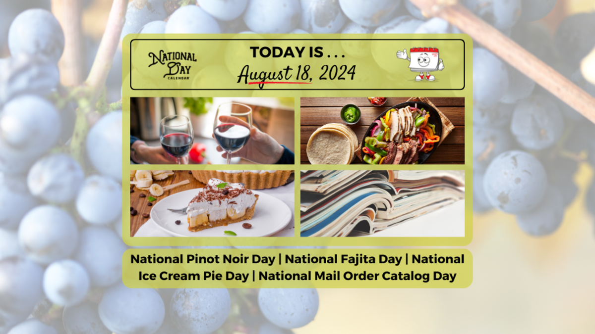 AUGUST 18, 2024 NATIONAL ICE CREAM PIE DAY NATIONAL FAJITA DAY