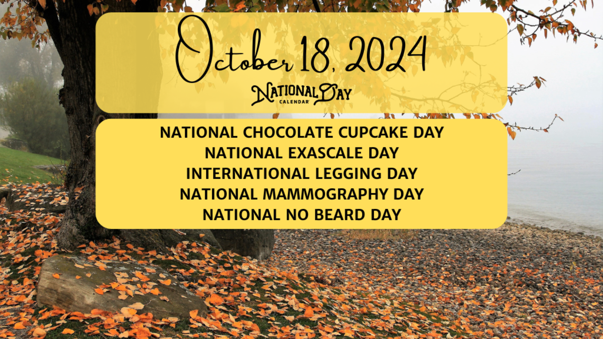 OCTOBER 18, 2024 NATIONAL CHOCOLATE CUPCAKE DAY NATIONAL EXASCALE