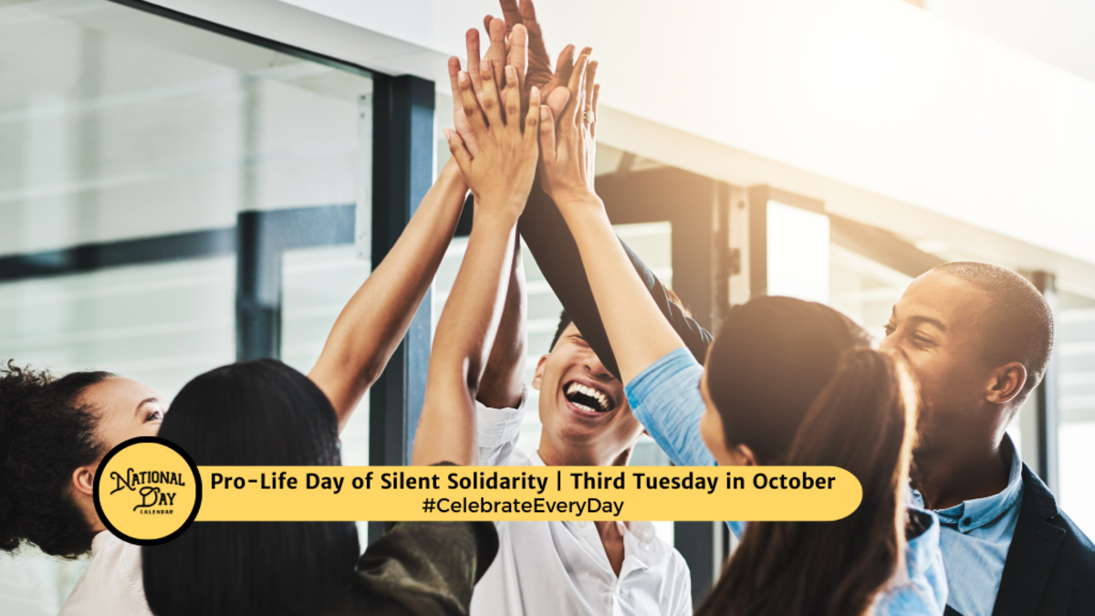 PROLIFE DAY OF SILENT SOLIDARITY October 15, 2024 National Day