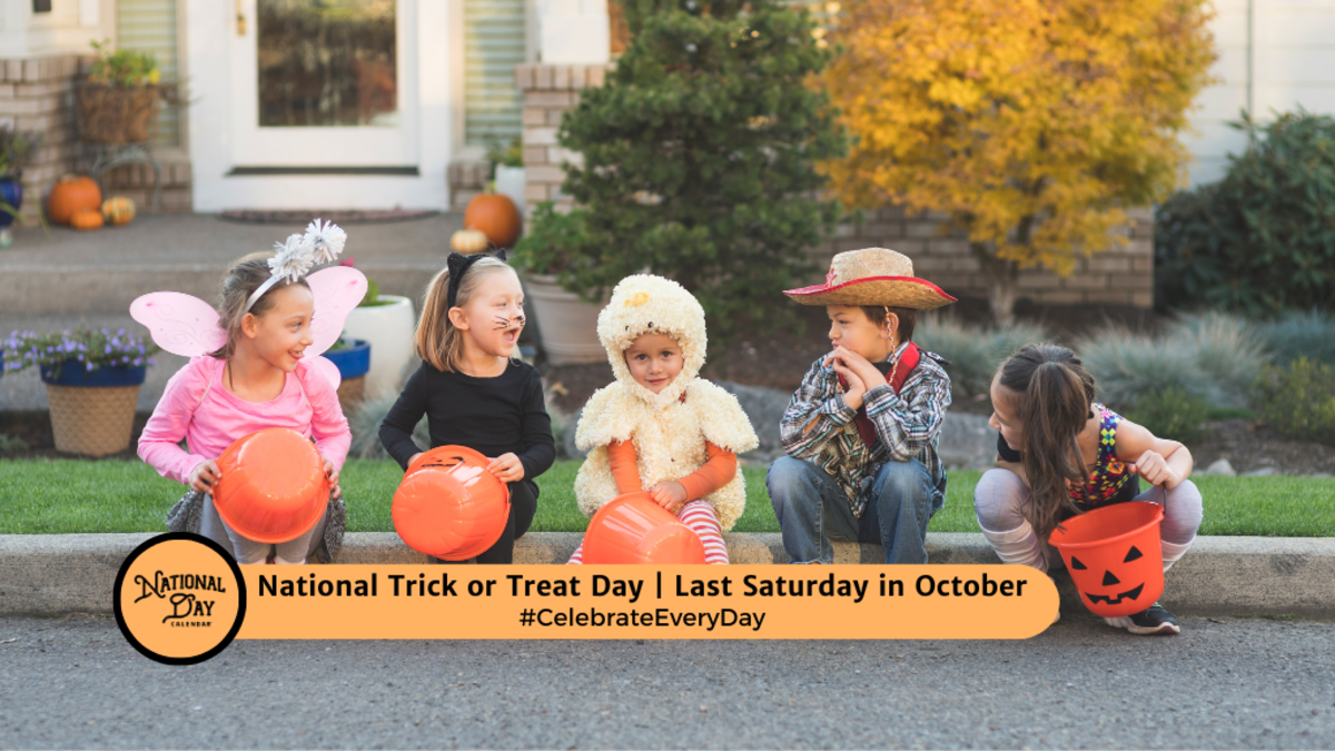 NATIONAL TRICK OR TREAT DAY October 26, 2024 National Day Calendar