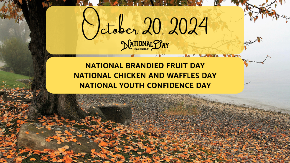 OCTOBER 20, 2024 NATIONAL BRANDIED FRUIT DAY NATIONAL CHICKEN AND