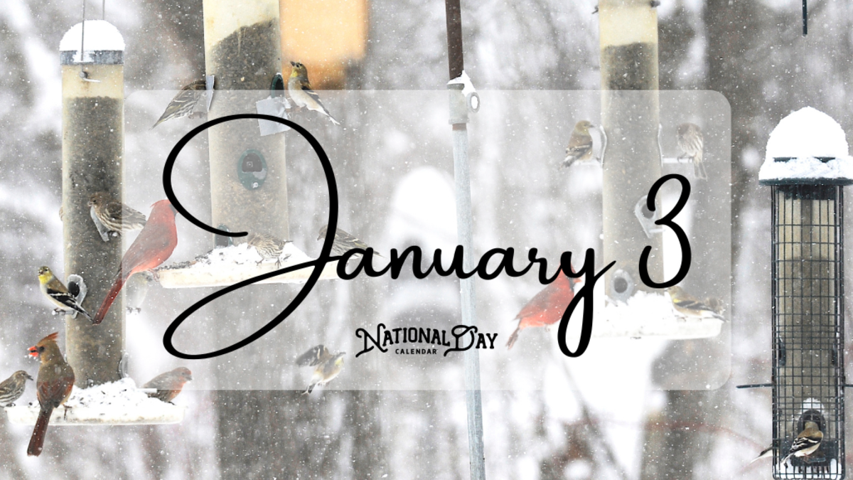 JANUARY 3 Birthdays and Events National Day Calendar