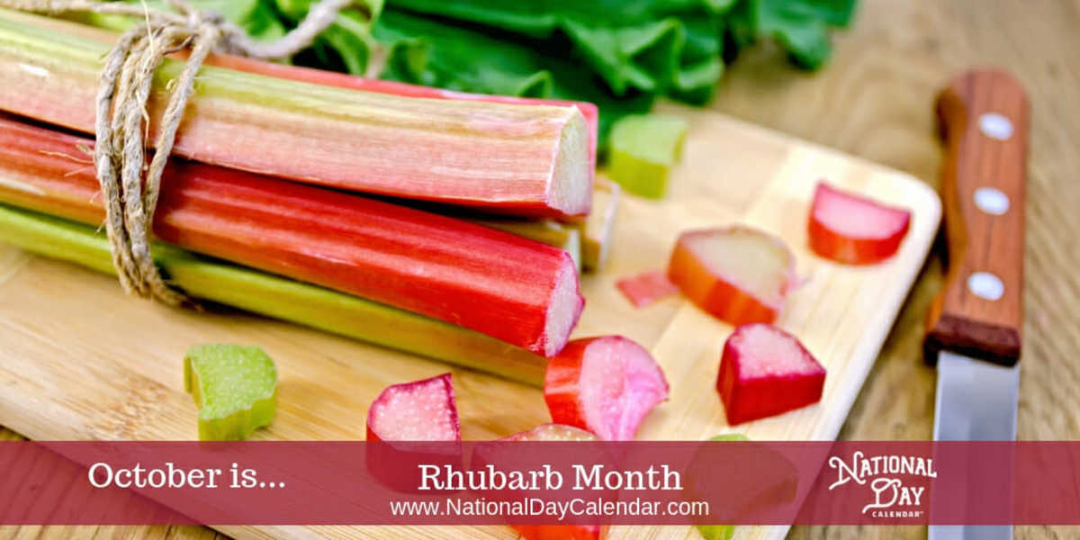 Rhubarb Month - October