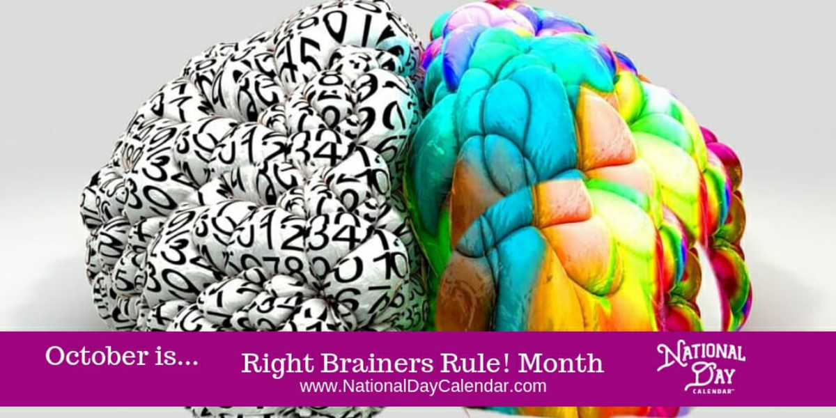 Right Brainers Rule! Month - October