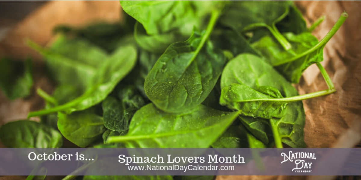 Spinach Lovers Month - October