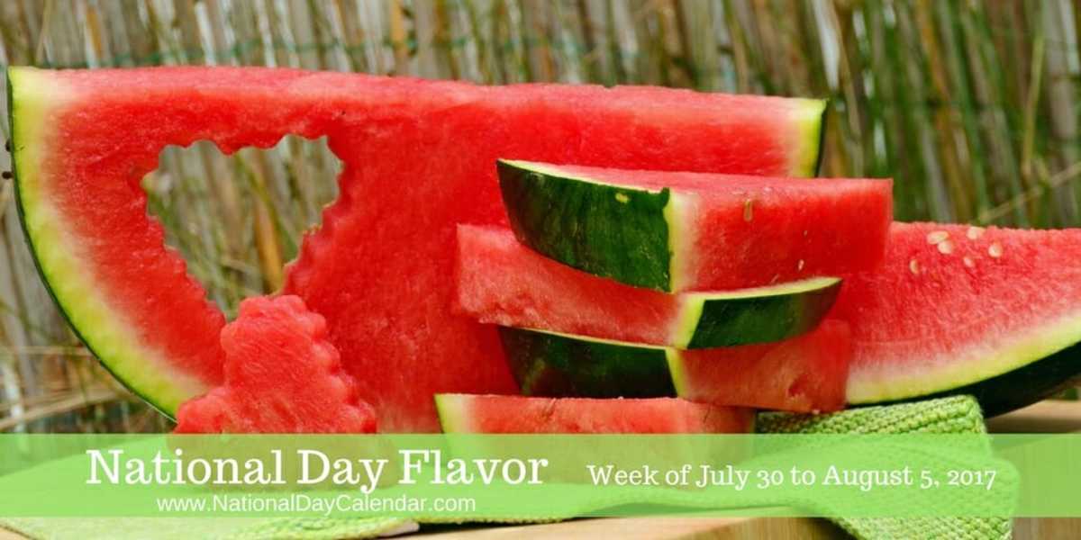 National Day Flavor - Week of July 30 to August 5 2017