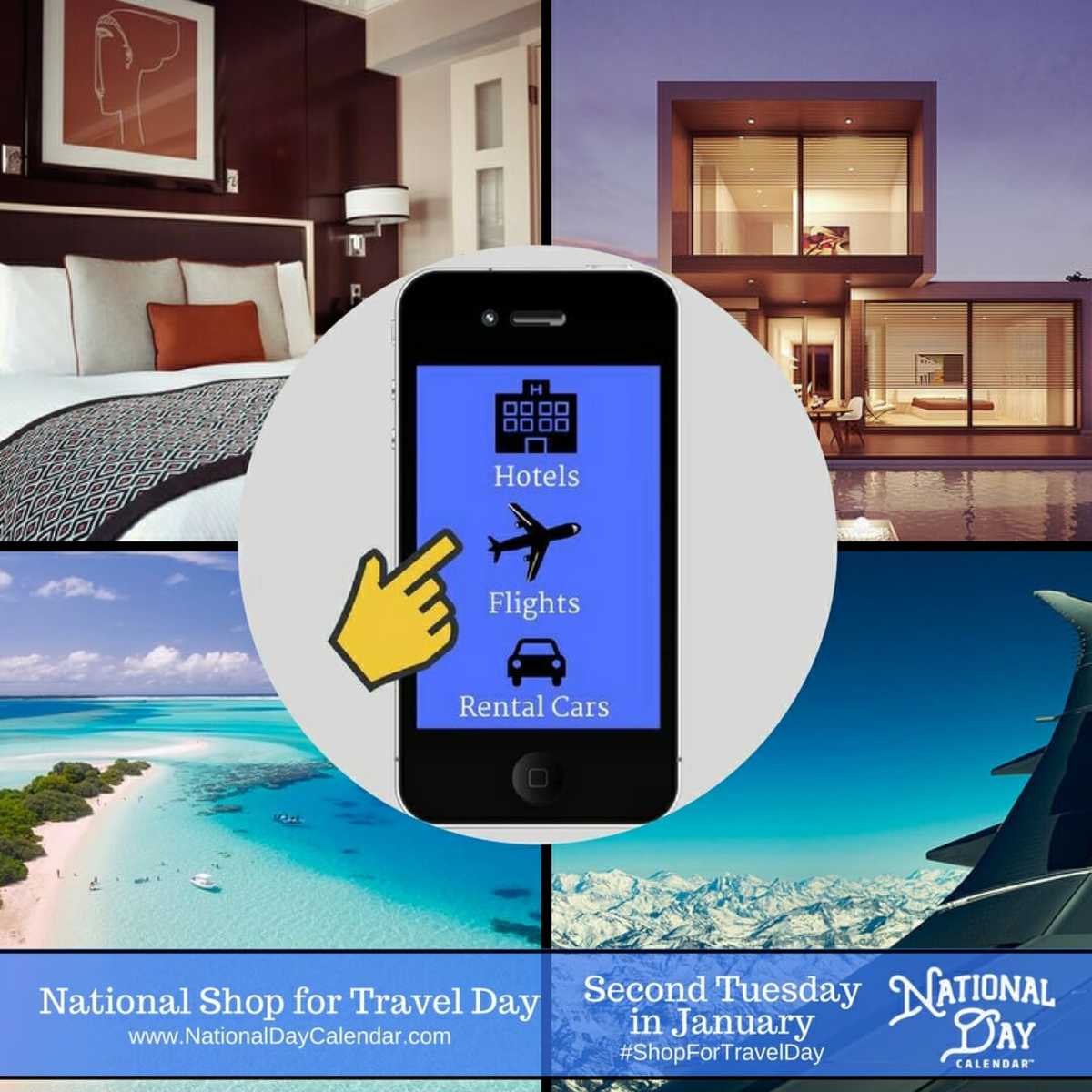National Shop for Travel Day - Second Tuesday in January