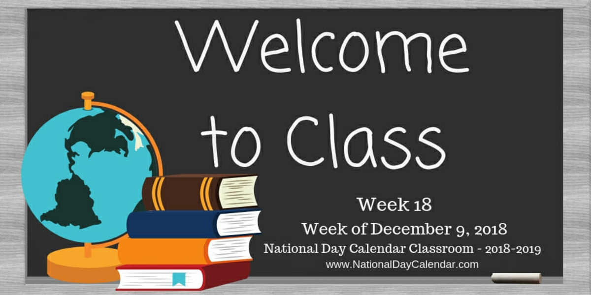 Welcome to Class - Week 18- 2018-2019