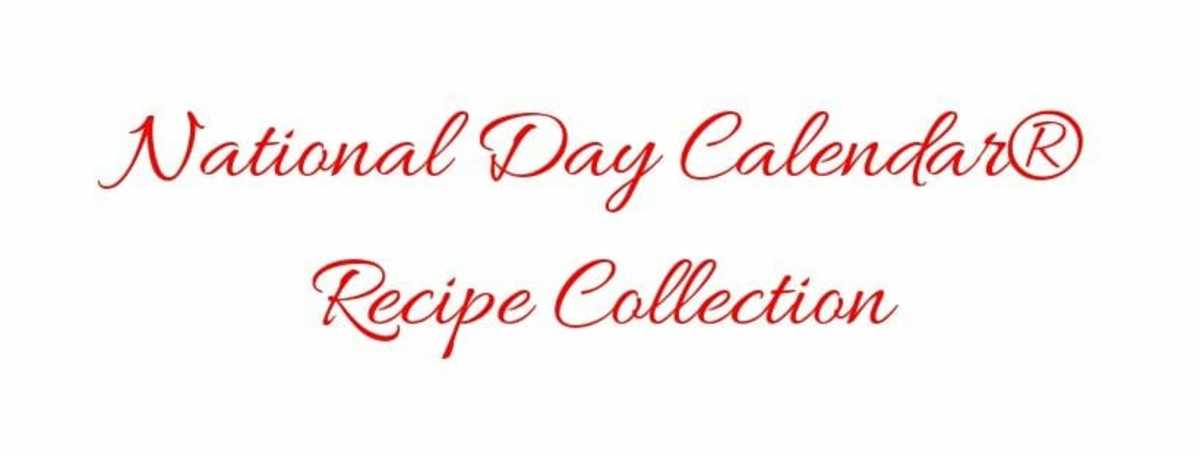National Day Calendar Dessert Recipes