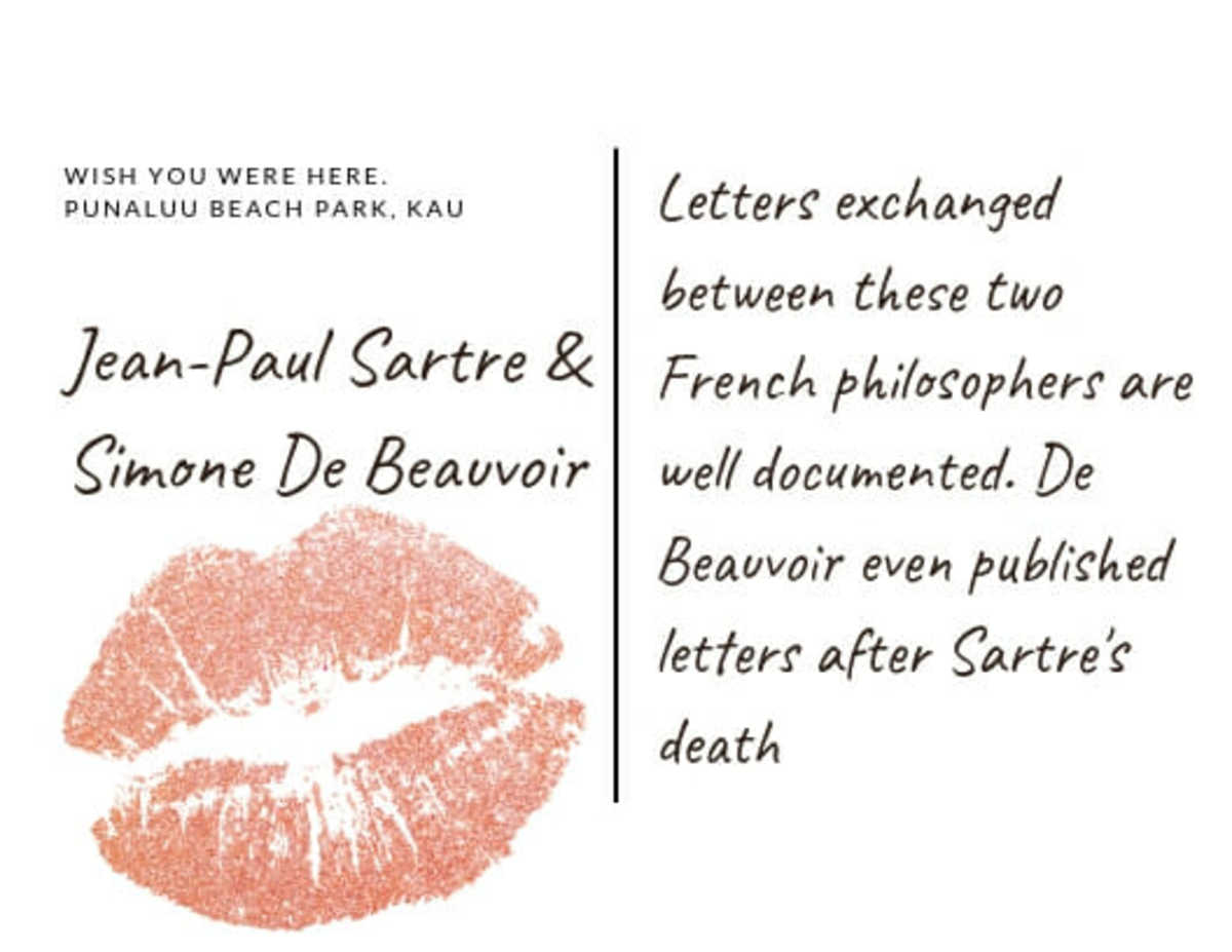5 Famous People Who Were Pen Pals - Jean-Paul Sartre and Simone De Beauvoir