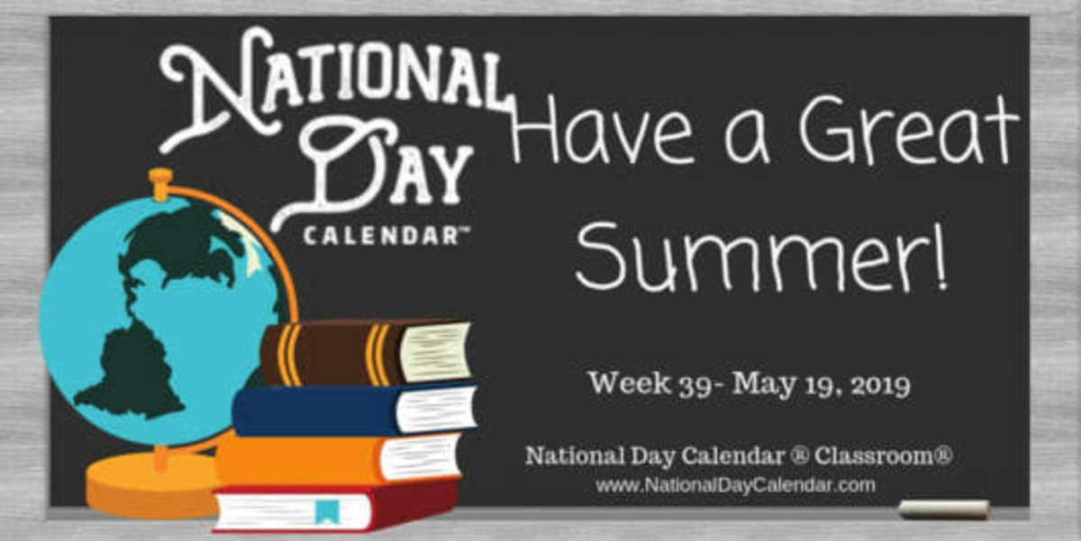 National Day Calendar Classroom - Week 39 - May, 2019