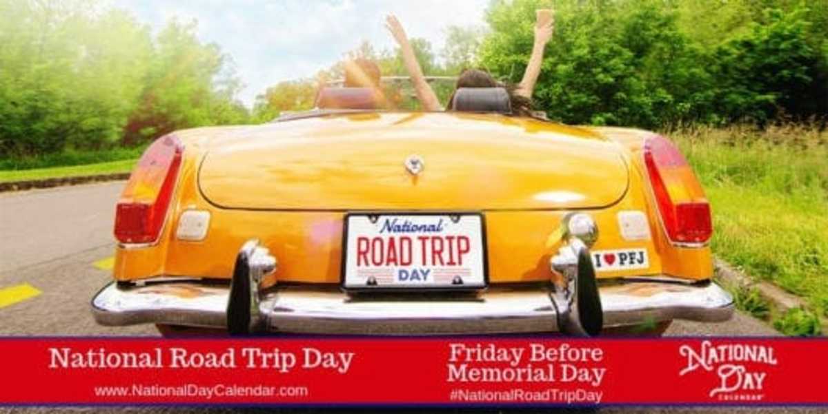 National Road Trip Day - Friday Before Memorial Day