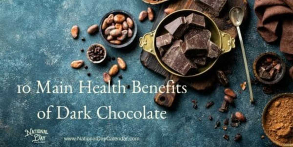 10 Main Health Benefits of Dark Chocolate