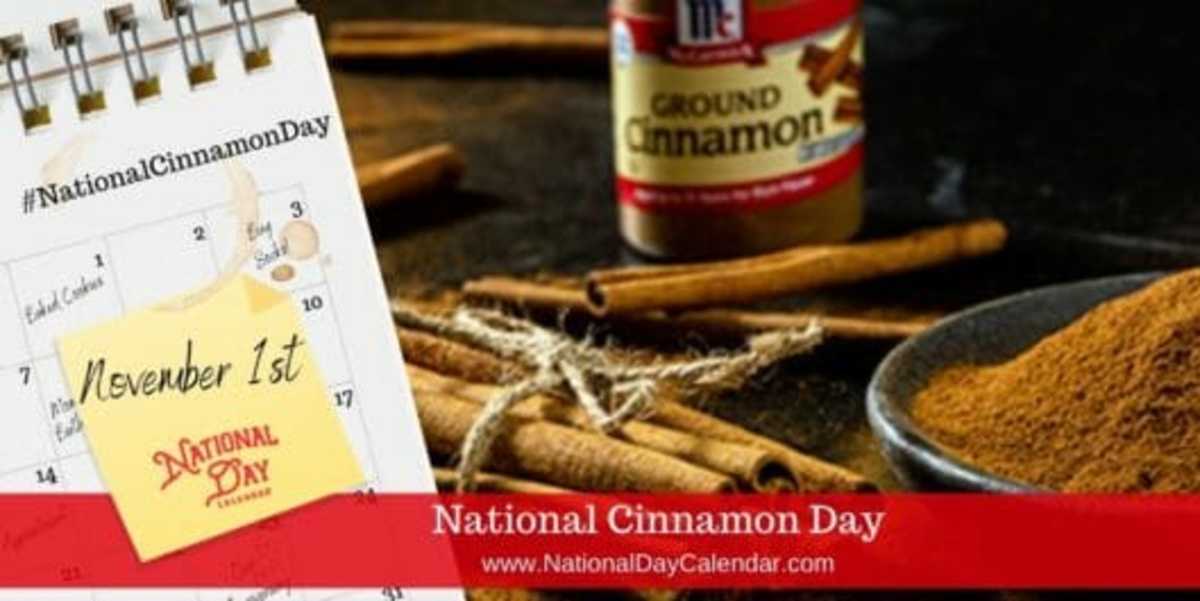 National Cinnamon Day - November 1