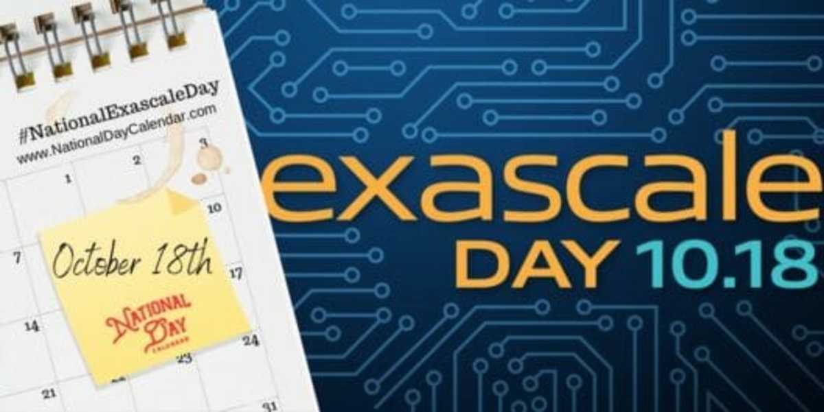 National Exascale Day - October 18