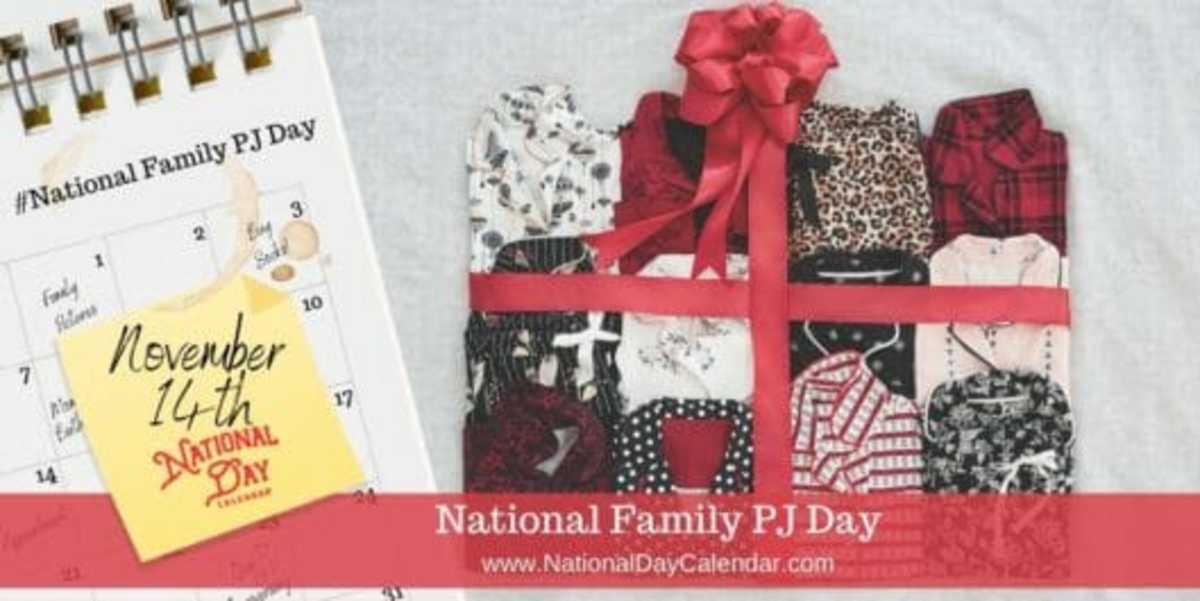 National Family PJ Day - November 14