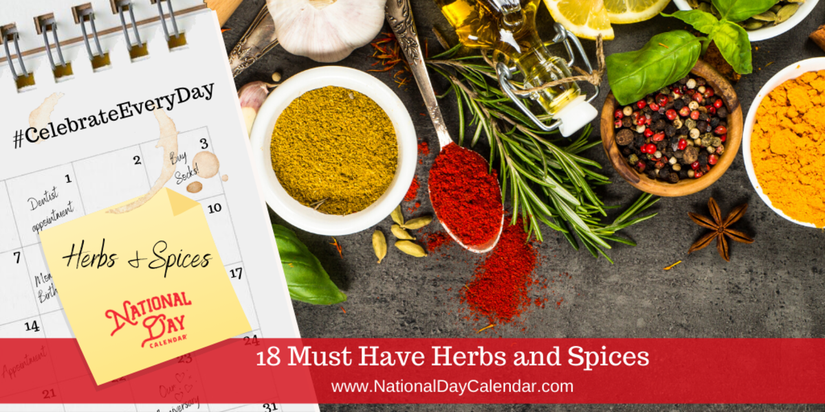 18 Must Have Herbs and Spices