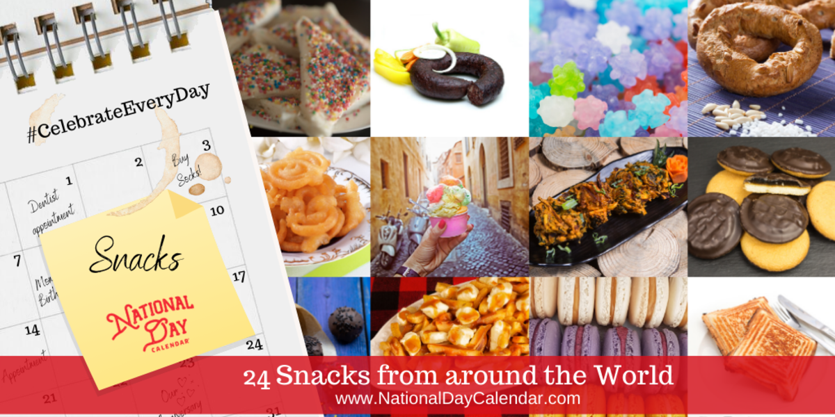 24 Snacks from around the World
