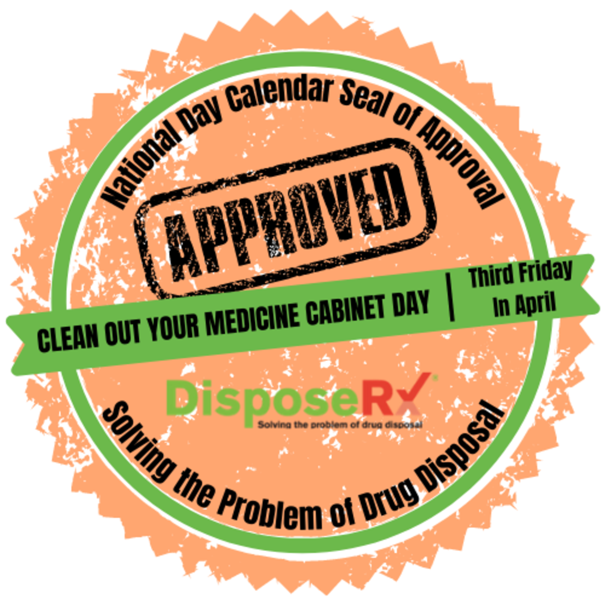Dispose RX, National Clean Out Your Medicine Cabinet Day, seal