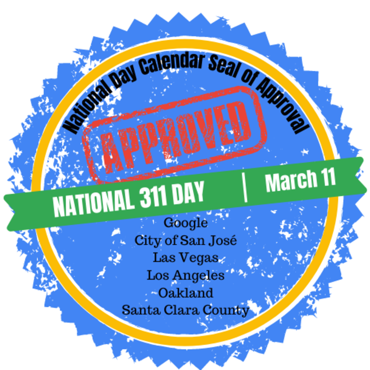 Google & San José National Day Calendar