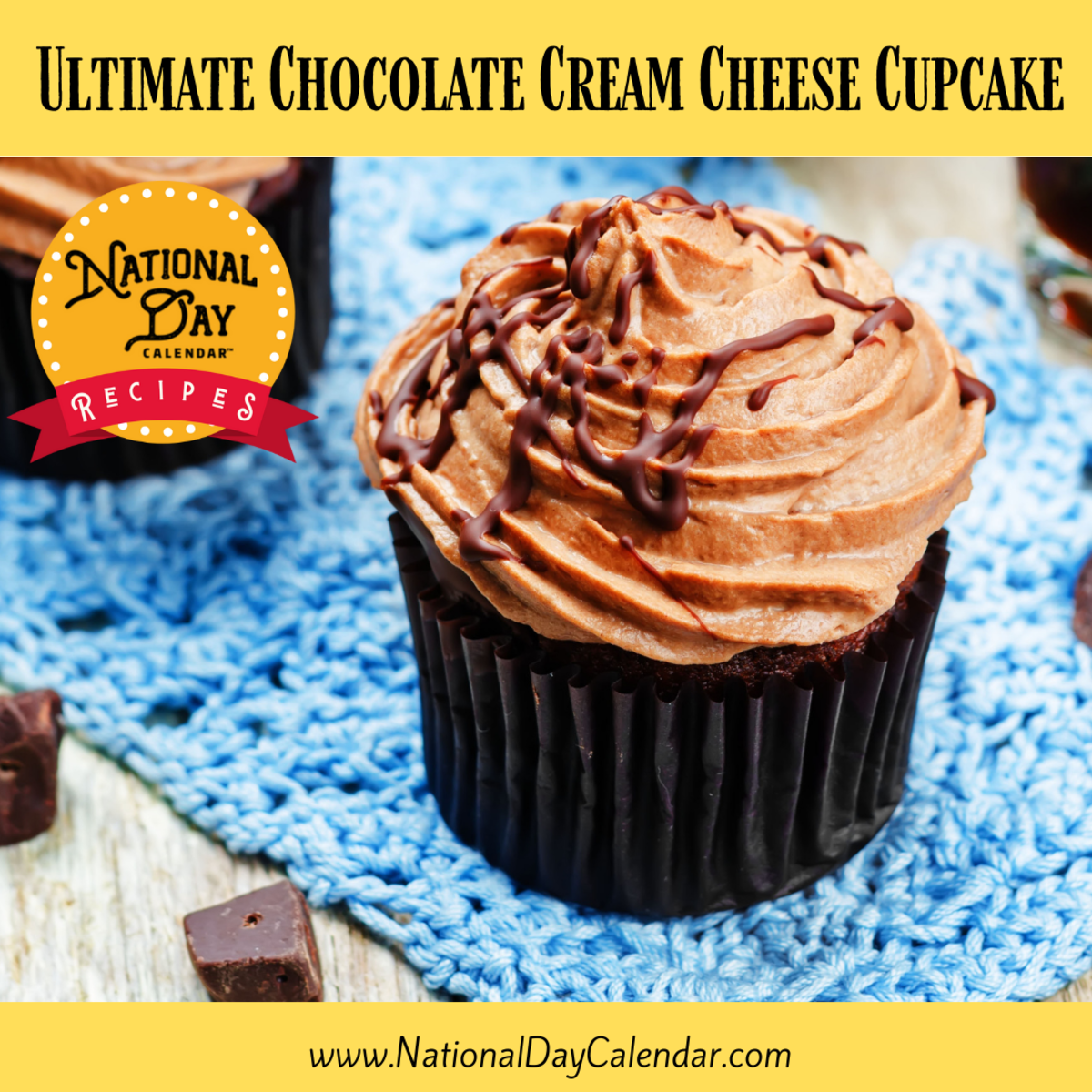 Ultimate Chocolate Cream Cheese Cupcake