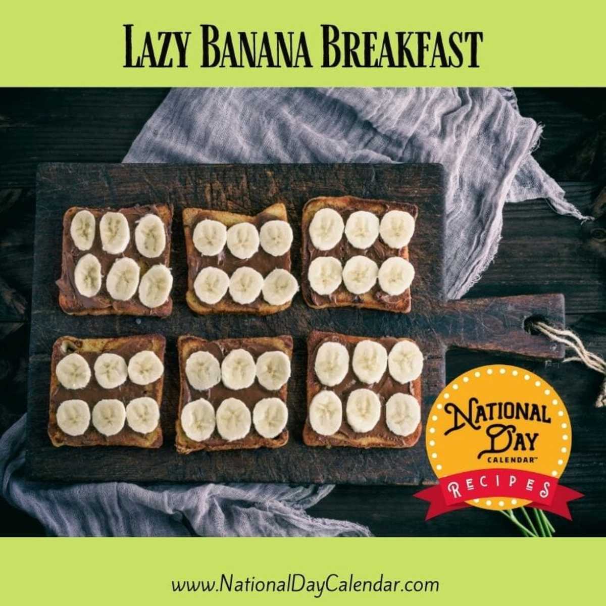 Lazy Banana Breakfast