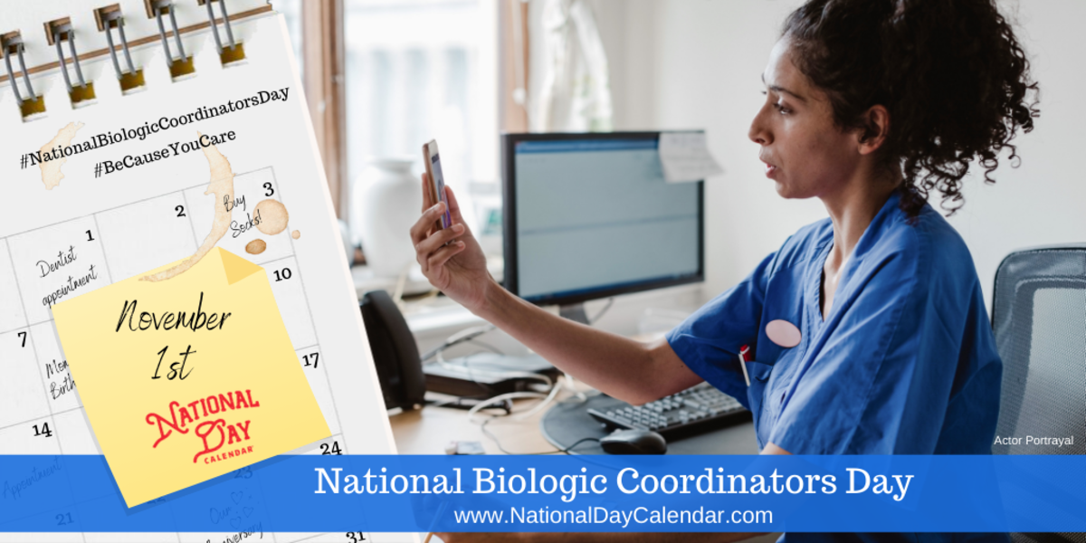 National Biologic Coordinators Day - November 1